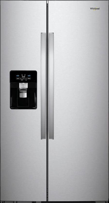 Nevecón side by side Whirlpool en acero inoxidable
