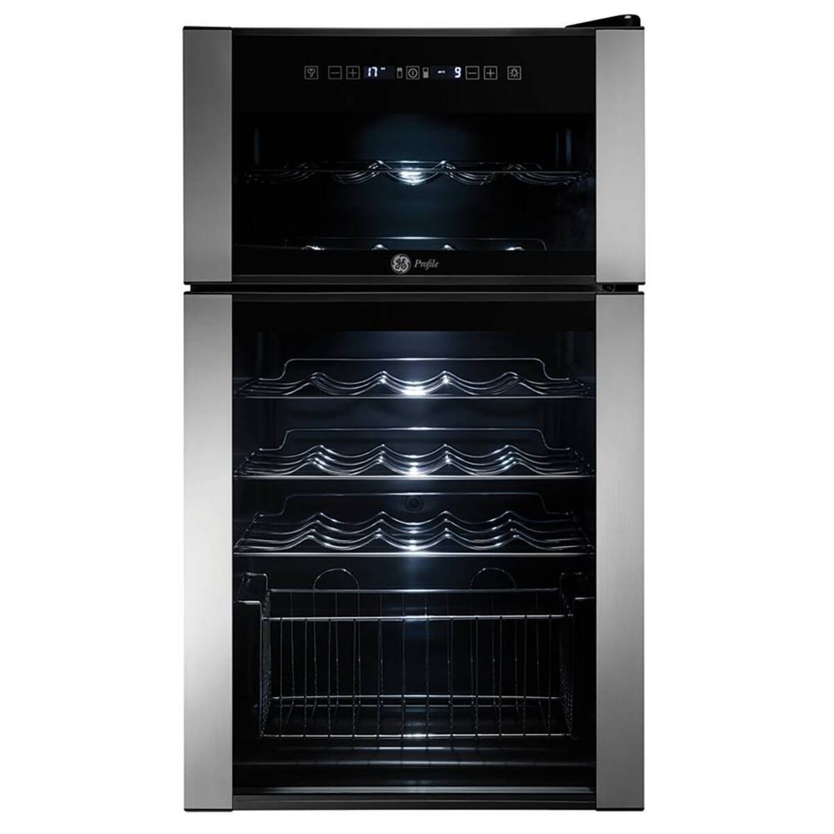 Cava De Vino 29 Botellas GE Profile Dual Negra PW29BS3